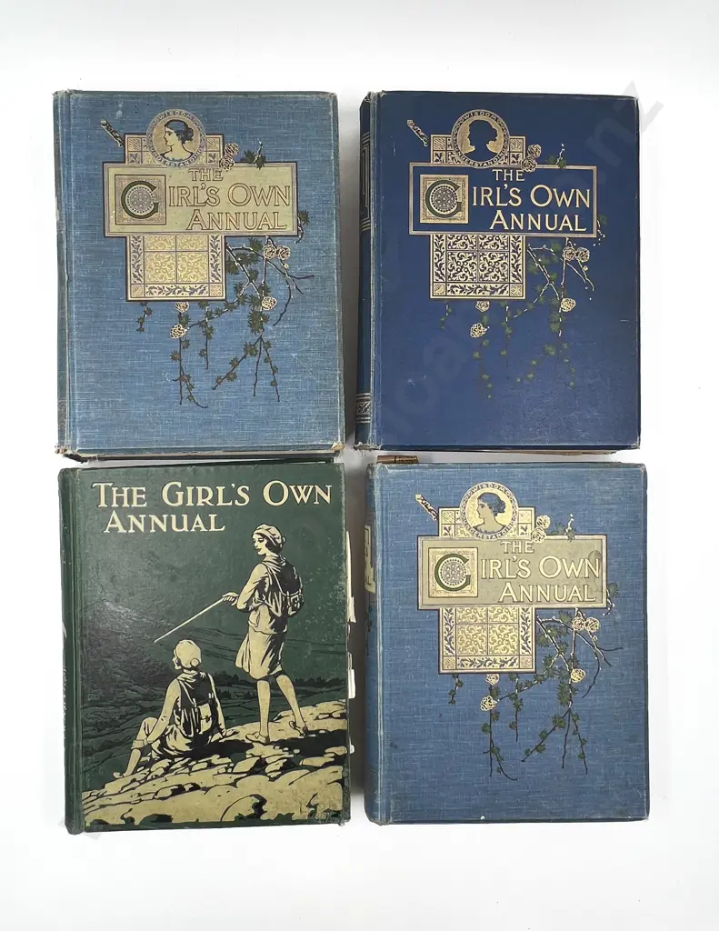 Four Volumes of The Girl's Own Annual Image 1++