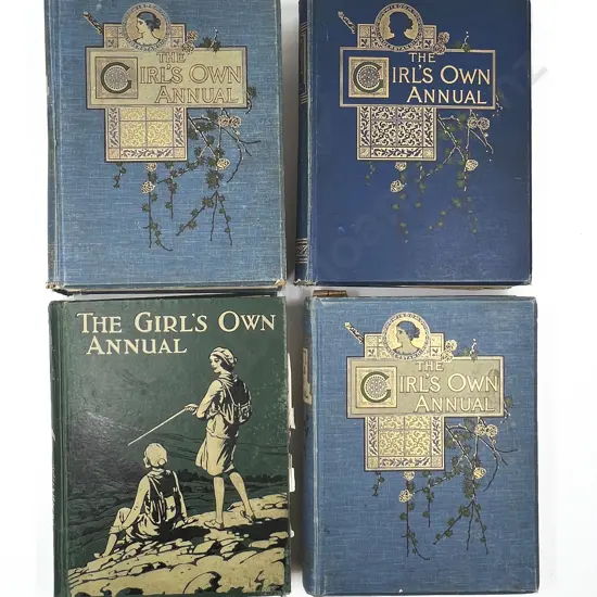 Four Volumes of The Girl's Own Annual