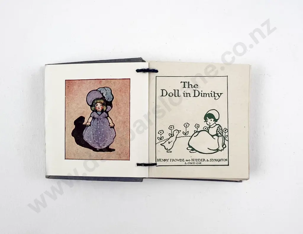 Small Book The Doll in Dimity with Slip Cover Image 1++