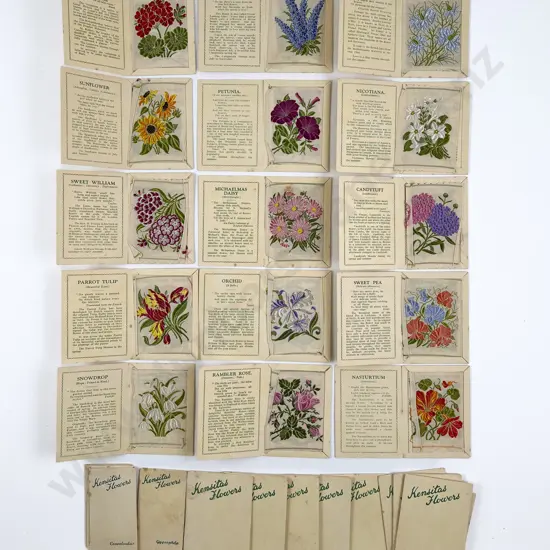 Kensitas Flowers Silk Cigarette Cards