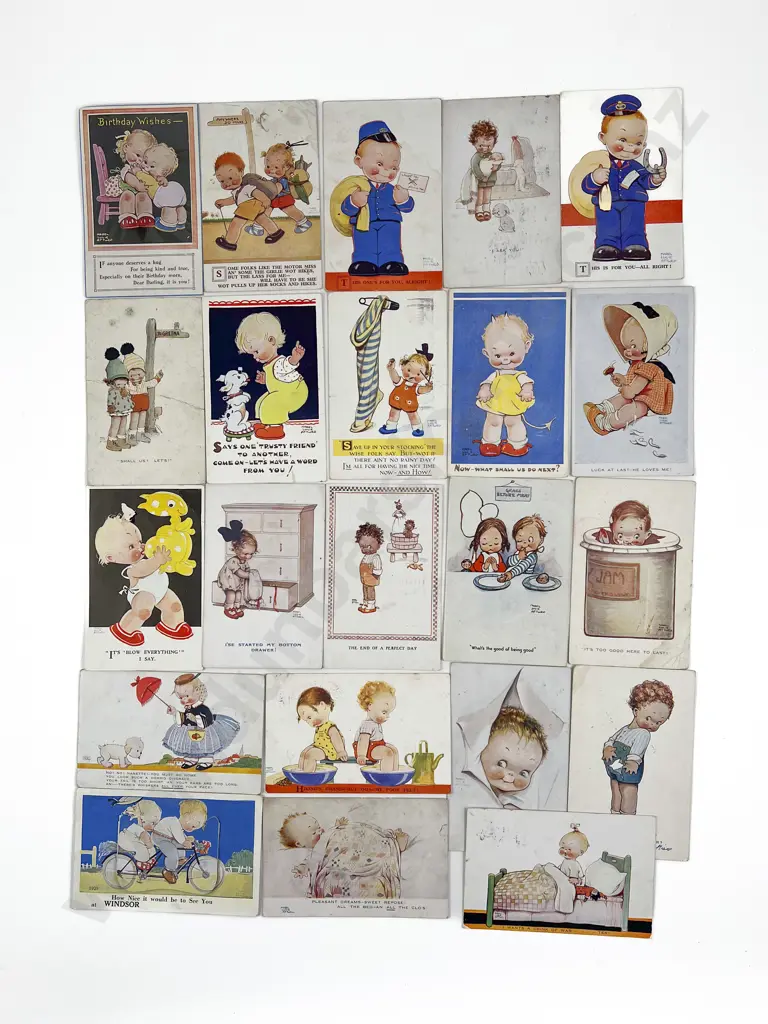 23 Mabel Lucie Attwell Postcards Image 1++