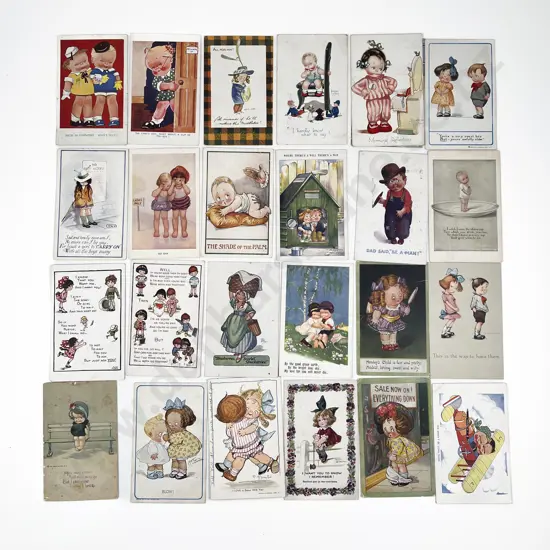 25 Attwell Type Novelty Postcards
