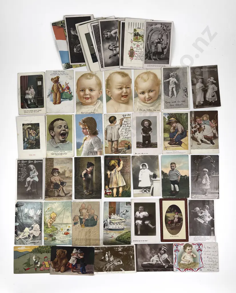 Bundle Qty Childrens Novelty and Photo Postcards Image 1++
