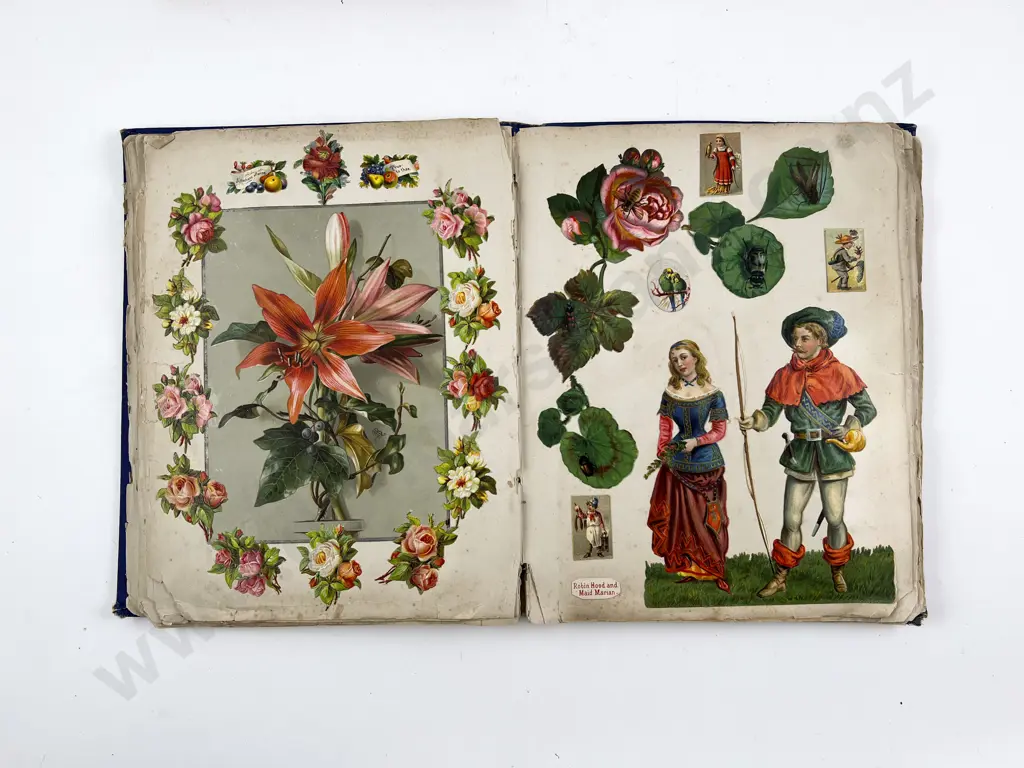 Victorian Scrap Book Album Image 1++