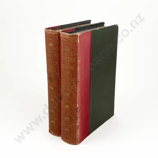 Flowers And Flower Lore by Rev Hilderic Friend Vols I & II