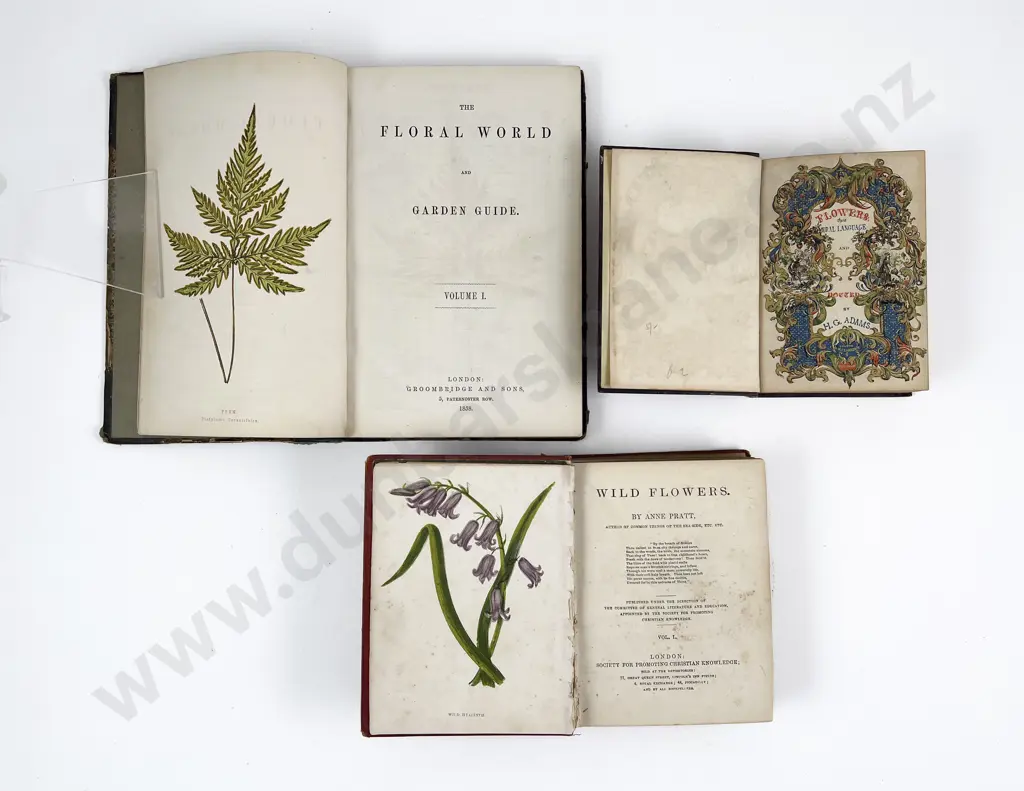 Three C19th Volumes Relating To Gardening Image 1++