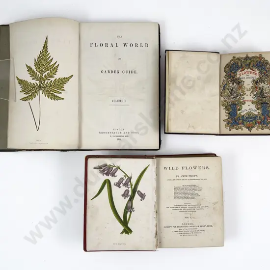 Three C19th Volumes Relating To Gardening