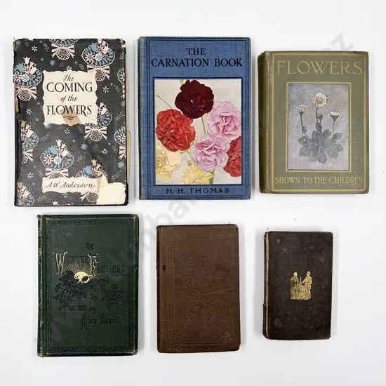 Six Vintage Books Relating to Gardening & Other