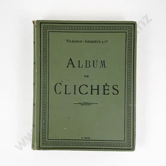 Album De Cliches of Vilmorin-Andrieux & Cie