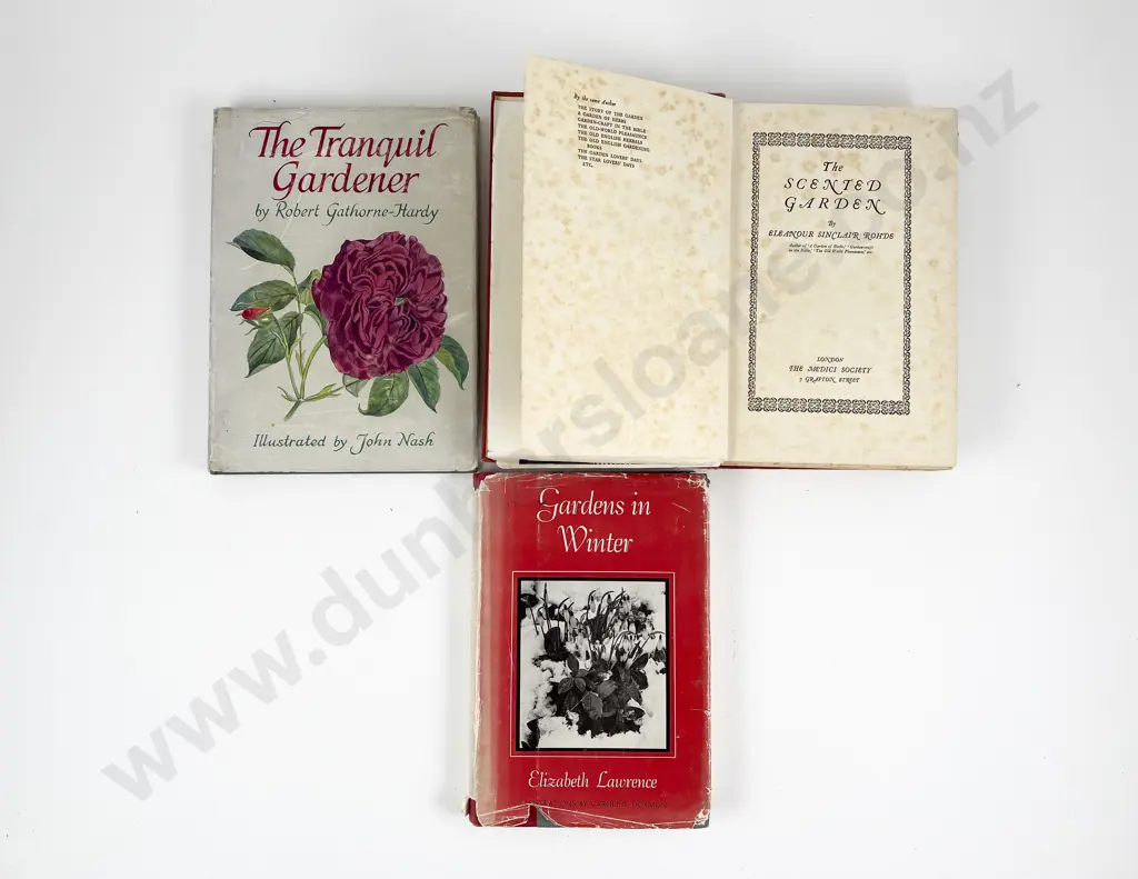 The Tranquil Gardener by Robert Galthorne-Hardy & Two Others Image 1++