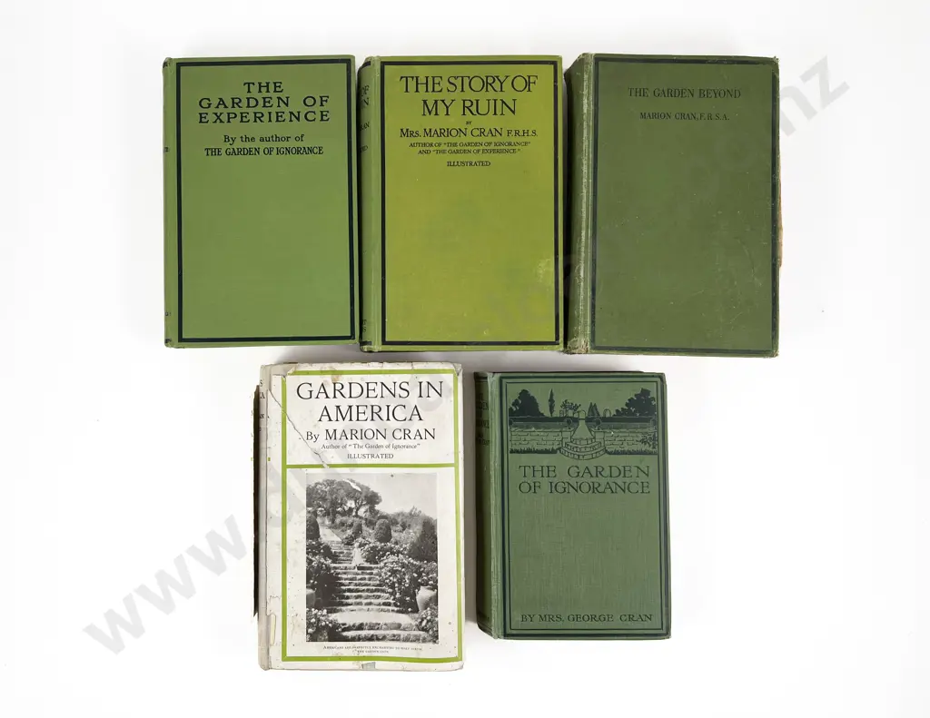 Five Garden Related Volumes by Marion Cran Image 1++
