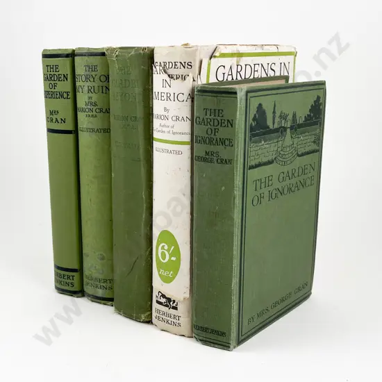 Five Garden Related Volumes by Marion Cran