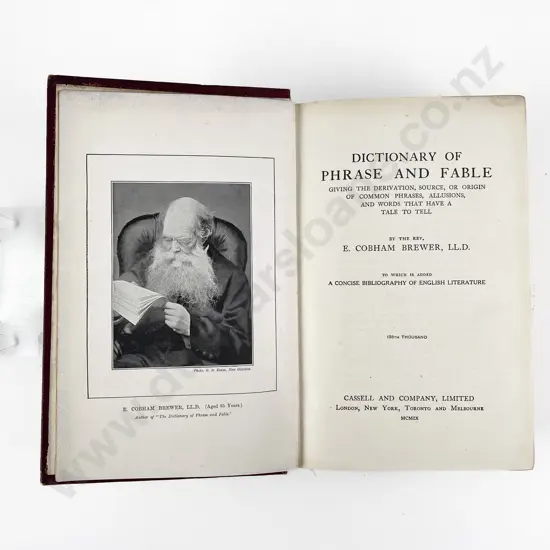 Dictionary of Phrase & Fable