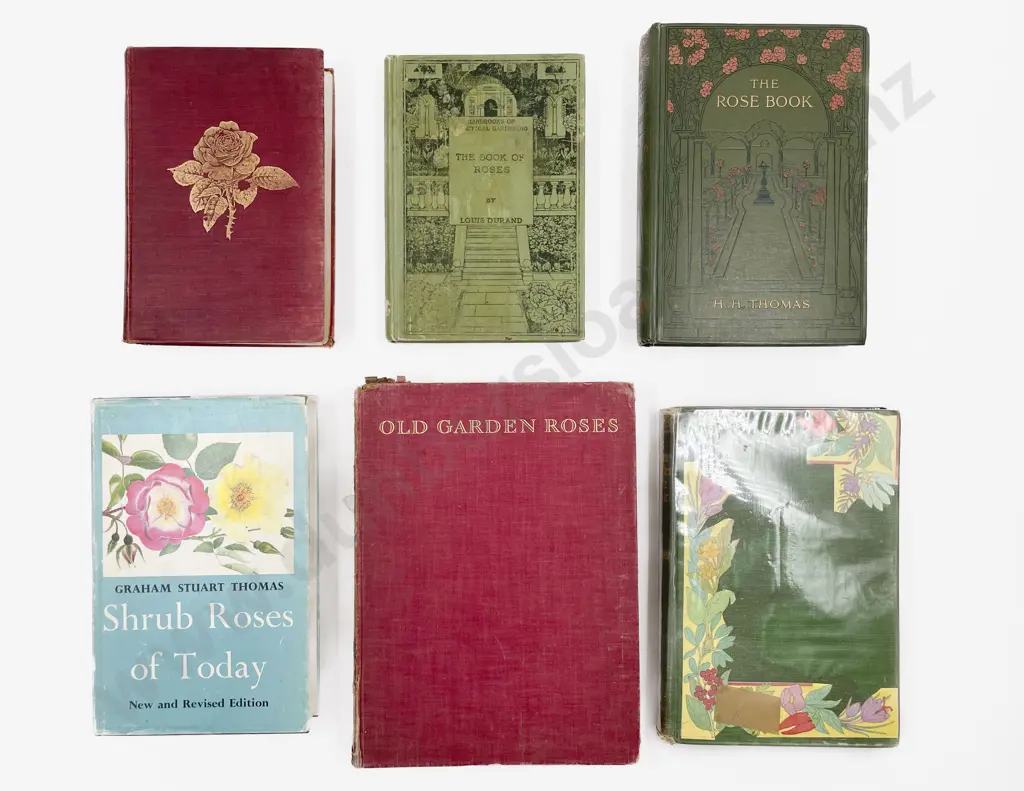 Six Vintage Volumes Relating To Roses Image 1++