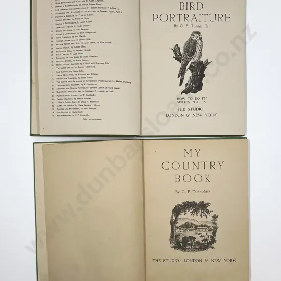 My Country Book & Bird Portraiture by C F Tunnicliffe