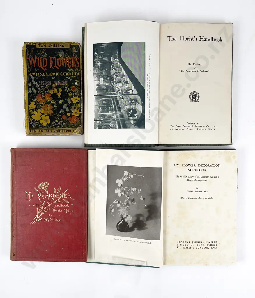 Four Assorted Vintage Gardening Books Image 1++