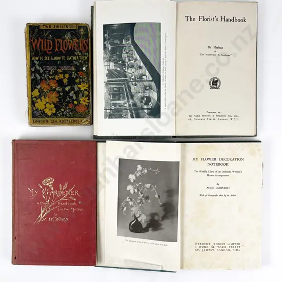Four Assorted Vintage Gardening Books