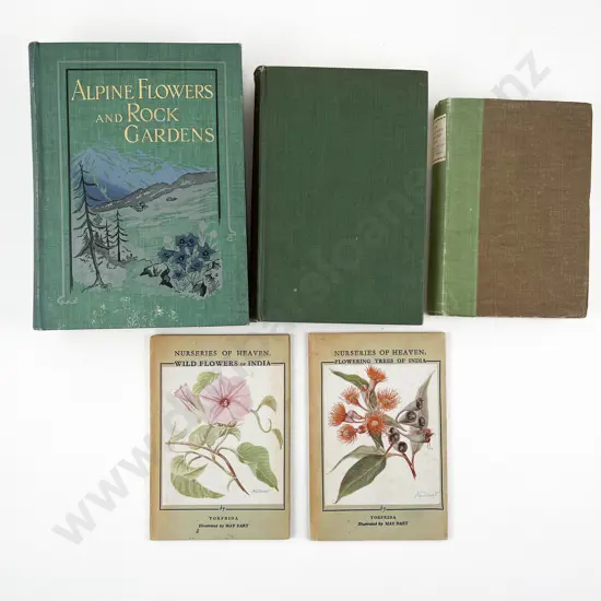 Five Vintage Gardening Books