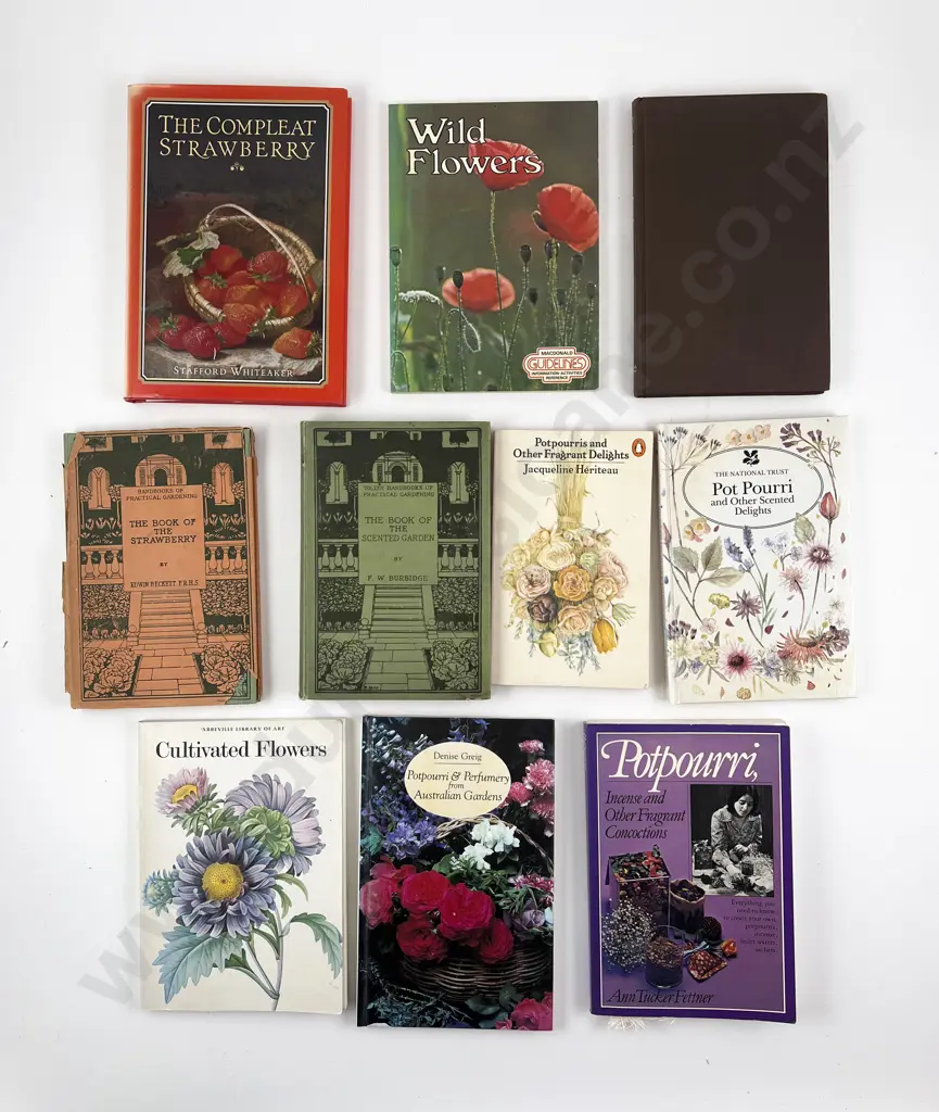 Ten Assorted Vintage Gardening & Related Books Image 1++