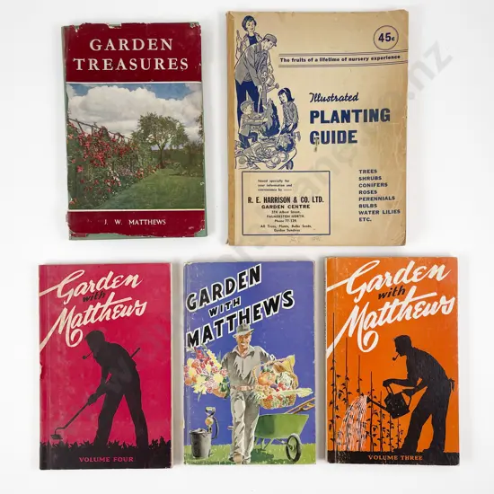 Four Vintage Gardening Volumes by Matthews