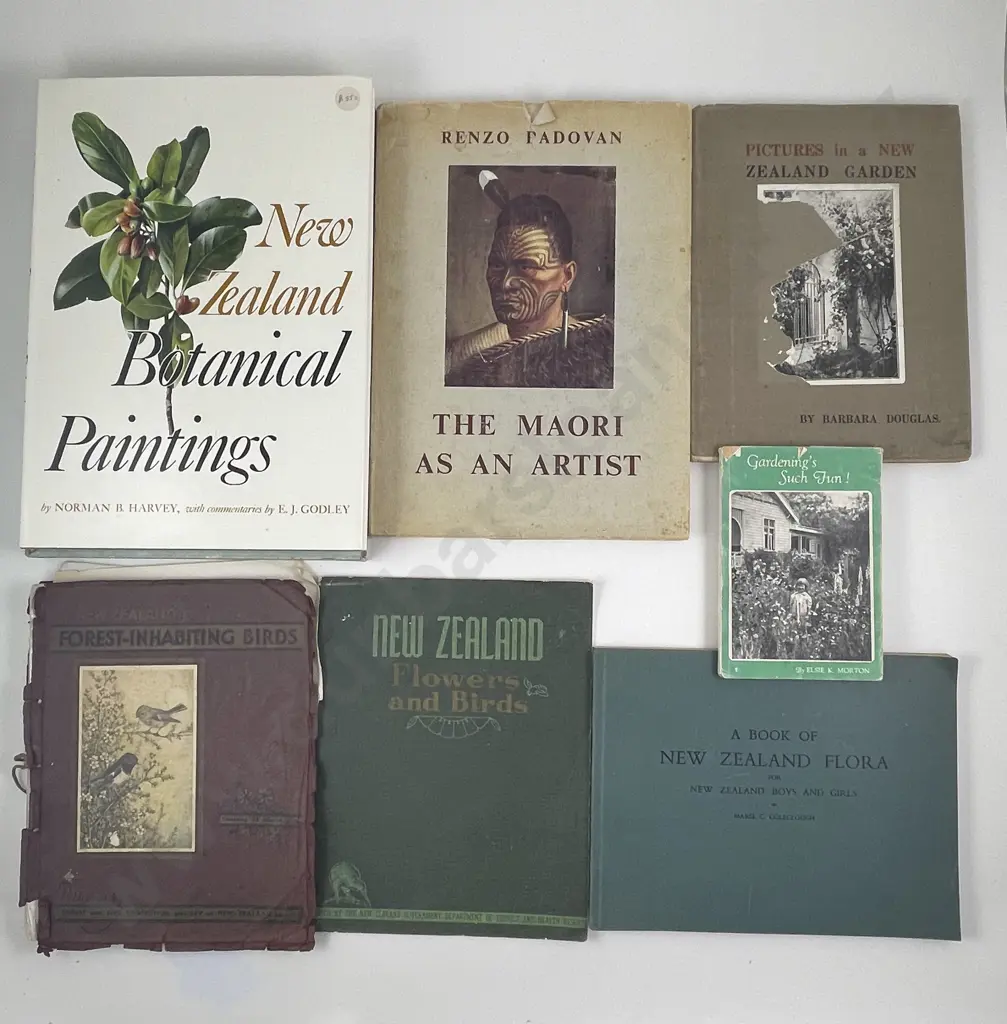 Seven Assorted Vintage New Zealand Reference Volumes Image 1++