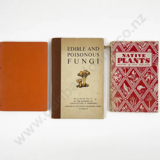 Three Vintage NZ Native Plant Reference Books