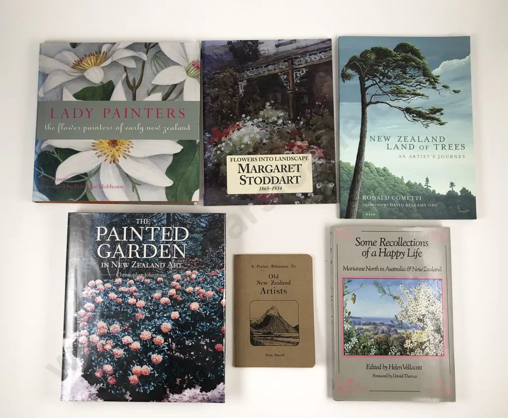 Six New Zealand Art Reference Books Image 1++