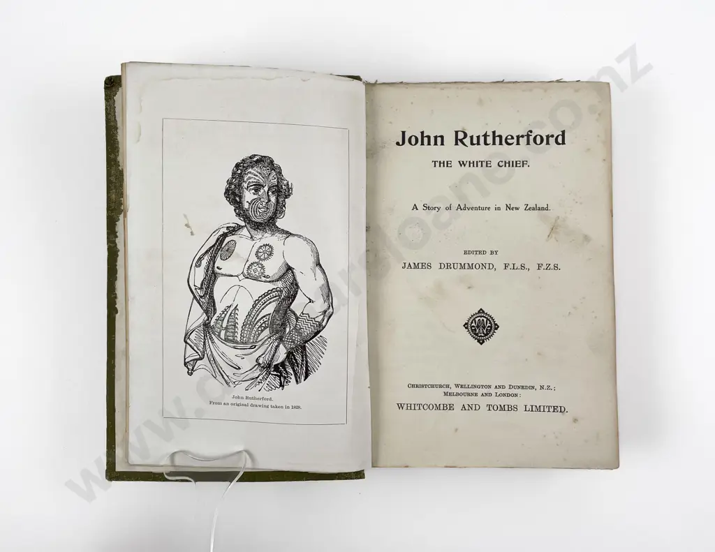 John Rutherford The White Chief Edited by James Drummond Image 1++