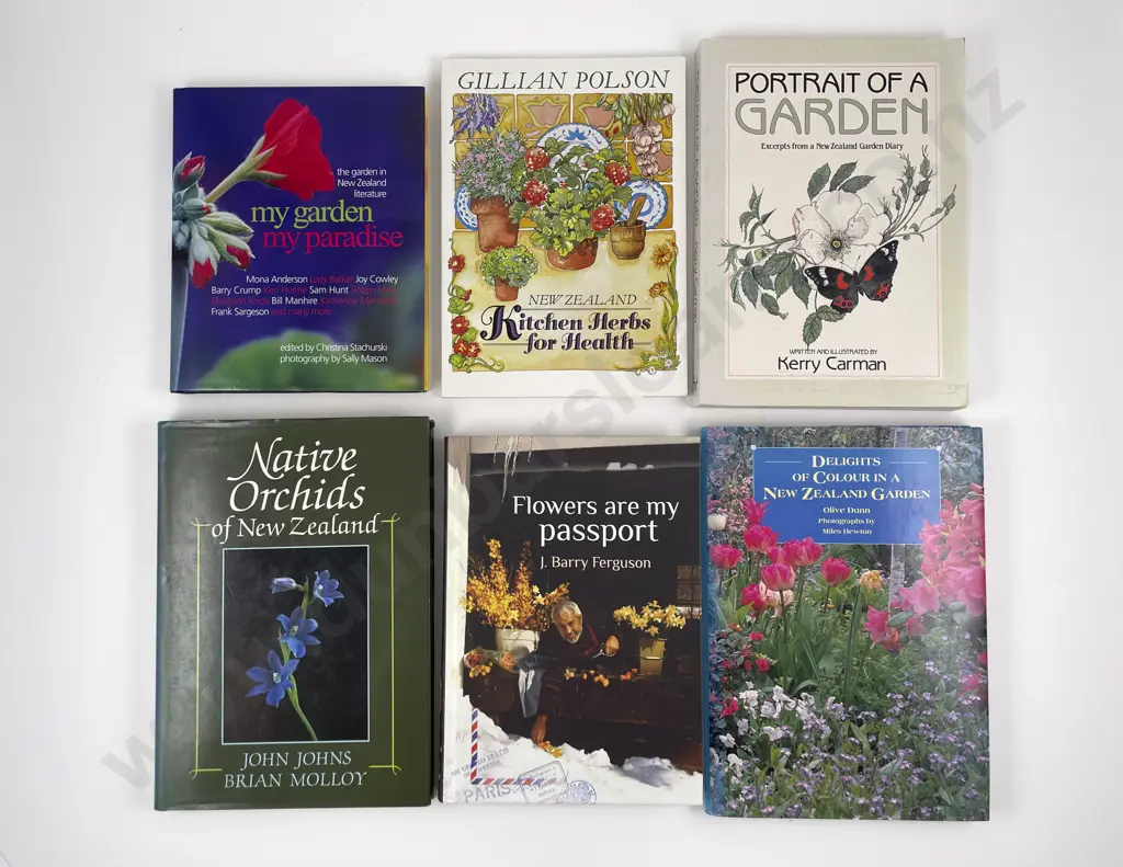 Six New Zealand Gardening Books Image 1++