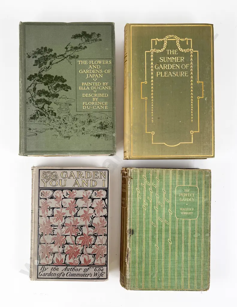 Four Assorted Vintage Gardening Books Image 1++