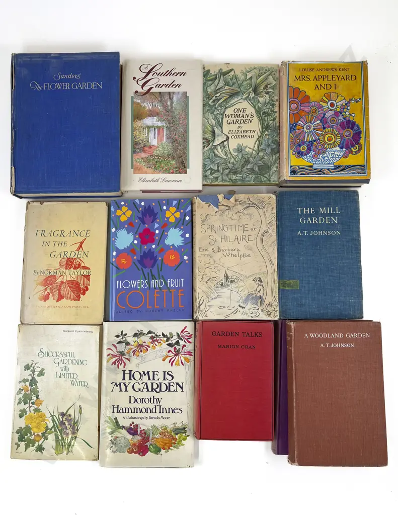 Box of Assorted Vintage Gardening Books Image 1++