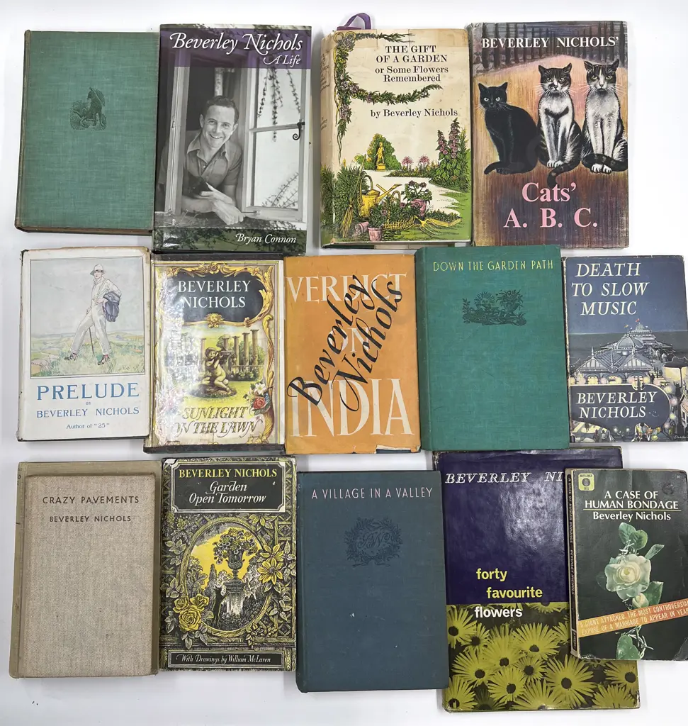 Box of Vintage Gardening Books by Beverley Nichols Image 1++