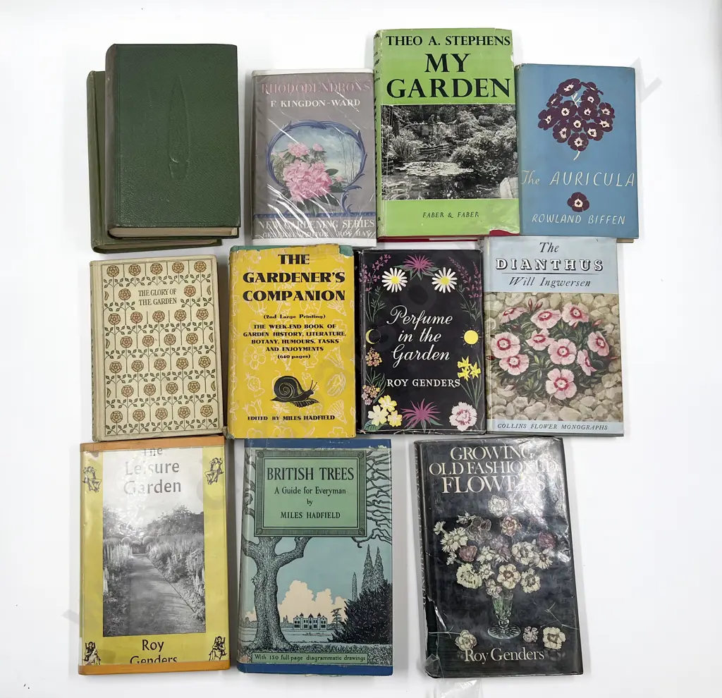 Box of Assorted Vintage Gardening Books Image 1++