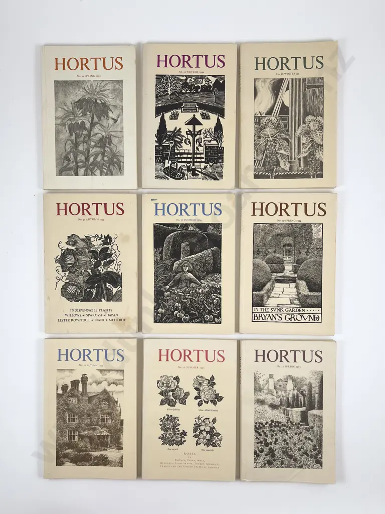 Nine Volumes of Hortus Magazine Image 1++
