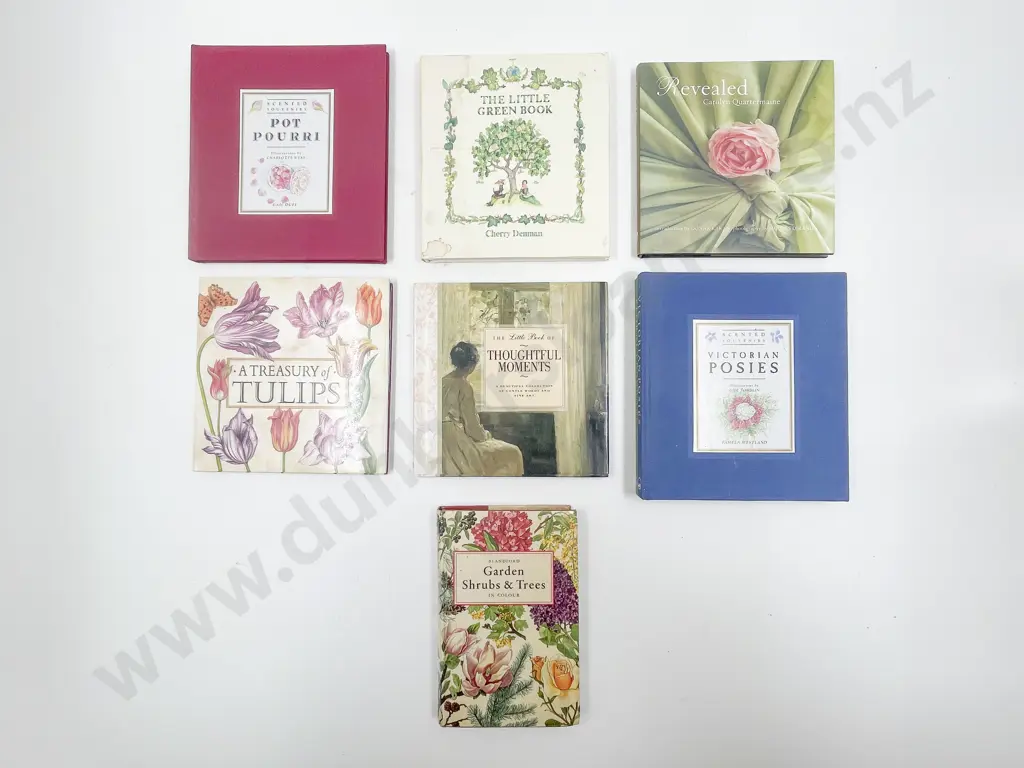 Eight Assorted Small Flower Related Books Image 1++