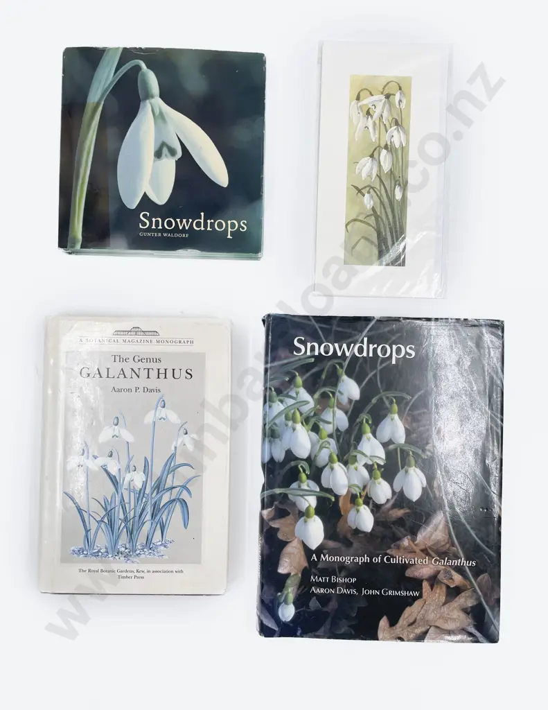 Three Books Relating To Snowdrops Image 1++