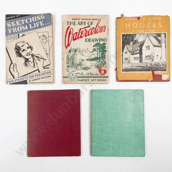 Seven Volumes Relating To Drawing & Painting