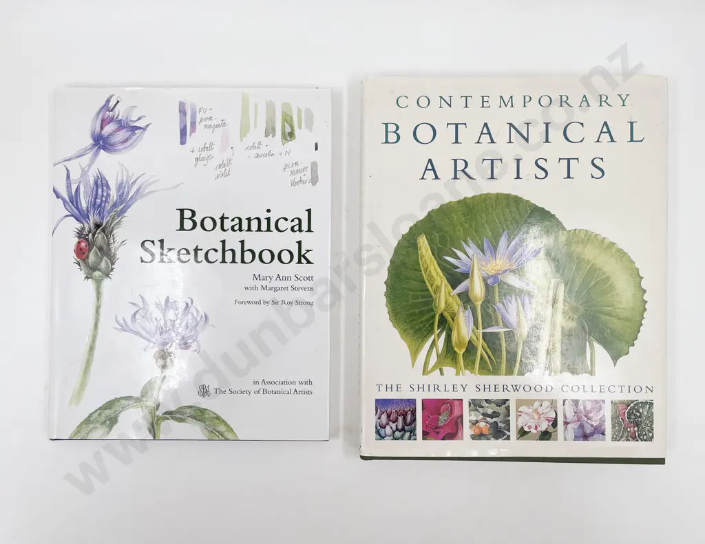 Two Volumes Relating to Botanical Illustration Image 1++