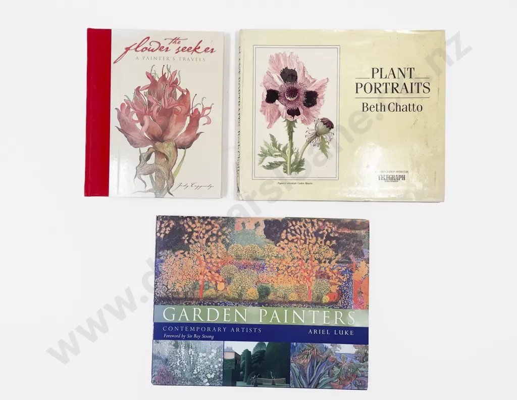 Three Volumes Relating To Botanical Illustration Image 1++