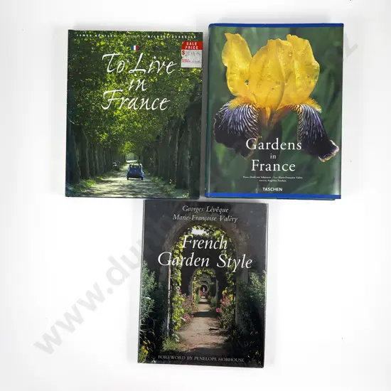 Three Volumes Relating To French Gardens
