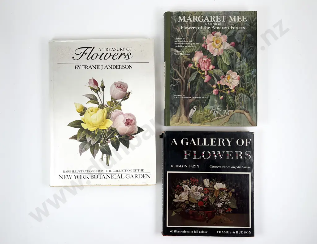 Three Volumes Relating To Flower Illustration Image 1++