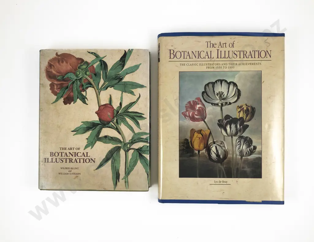 Two Volumes Relating To Botanical Illustration Image 1++