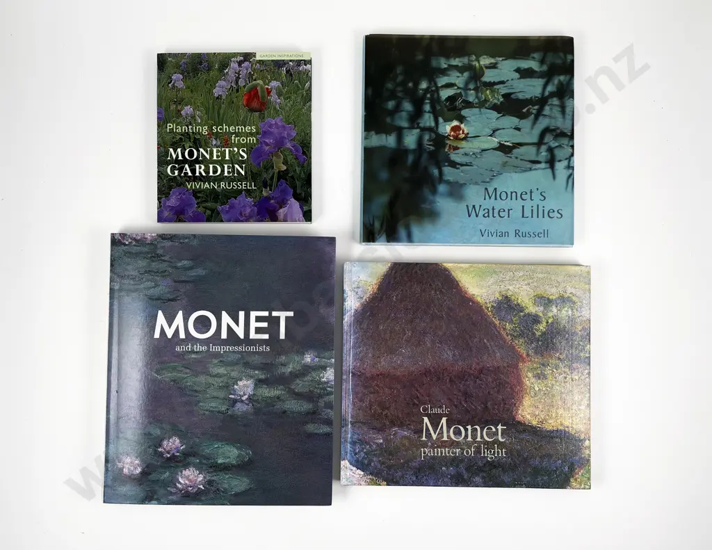 Four Reference Volumes Pertaining To Claude Monet & His Garden Image 1++