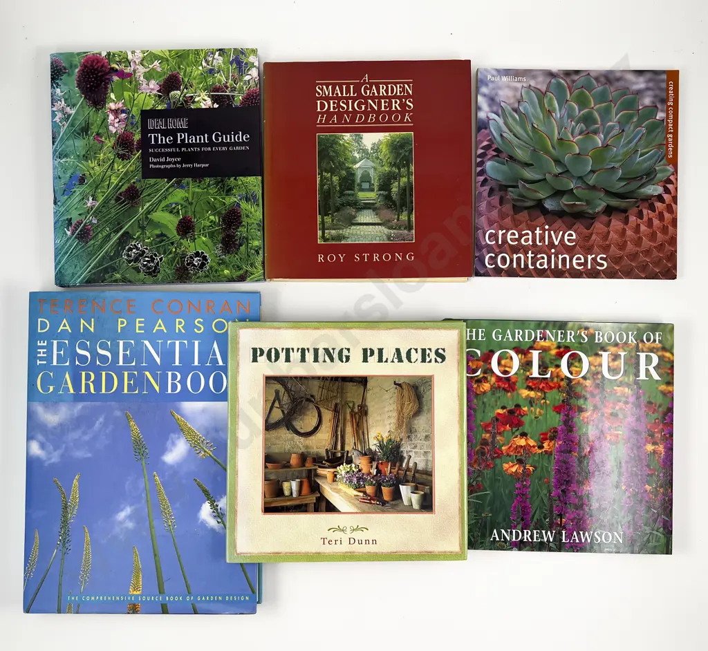 Six Assorted Modern Gardening Books Image 1++