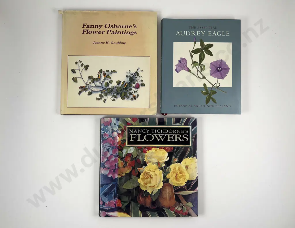 Three Volumes Relating To Flower Illustration Image 1++