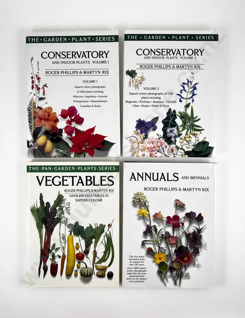 Four Large Volumes by Roger Phillips & Martyn Rix Image 1++