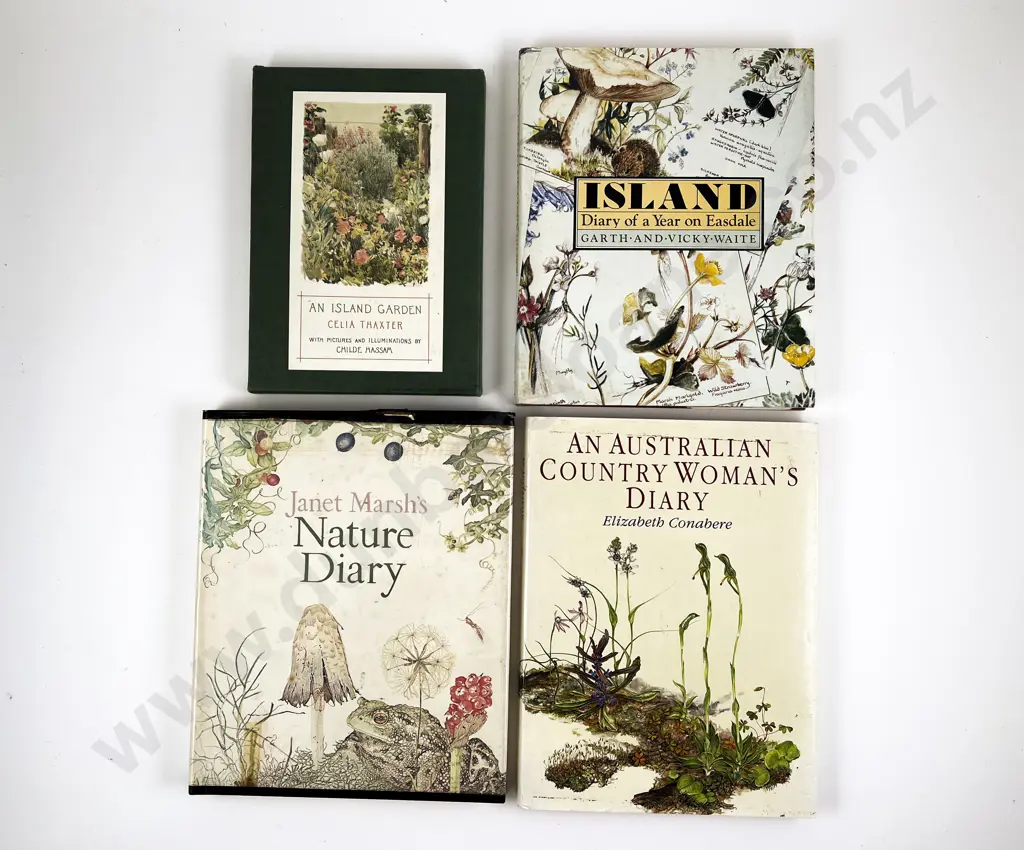 Four Illustrated Gardening Books Image 1++