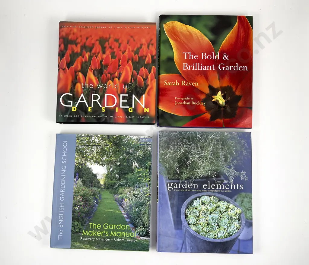 Four Volumes Relating To Garden Design Image 1++
