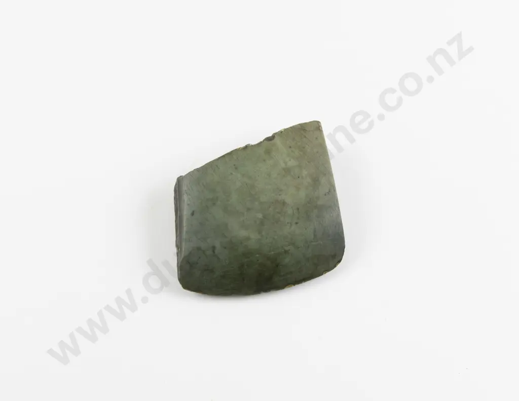 A Pre-European Toki Pounamu (Blade End Only) Image 1++
