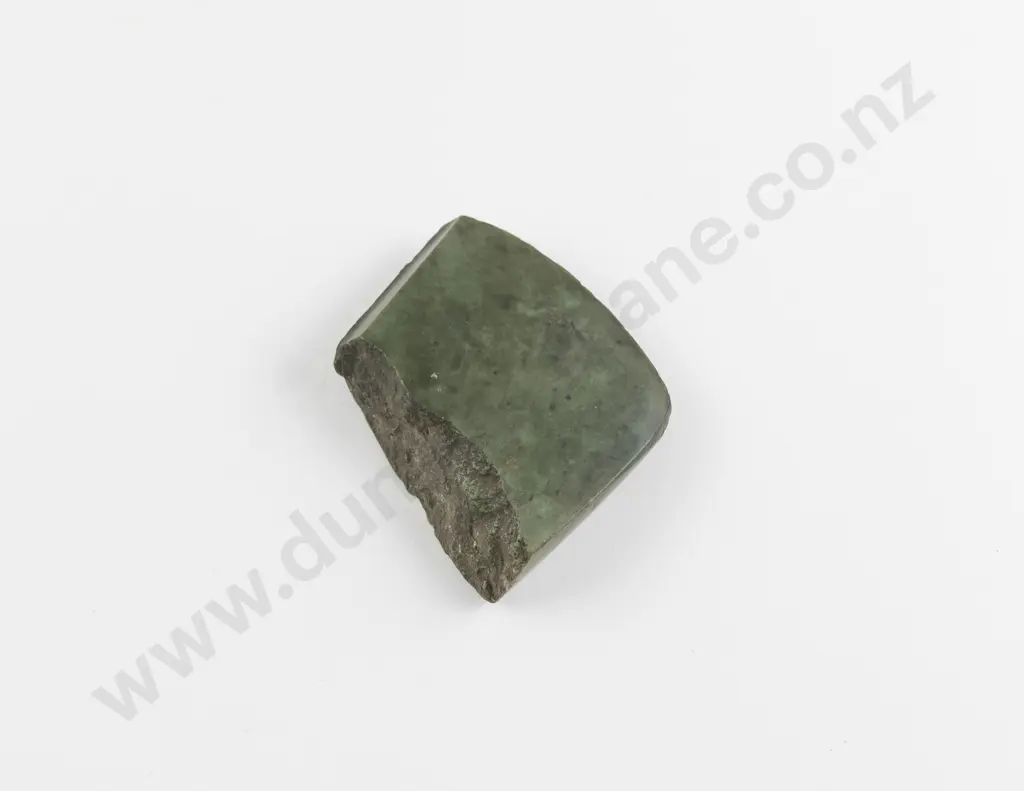 A Pre-European Toki Pounamu (Blade End Only) Image 1++